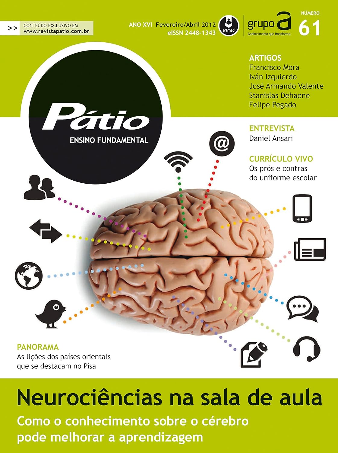 Revista Pátio Ensino Fundamental 61: Neurociências na sala de aula (PEF)