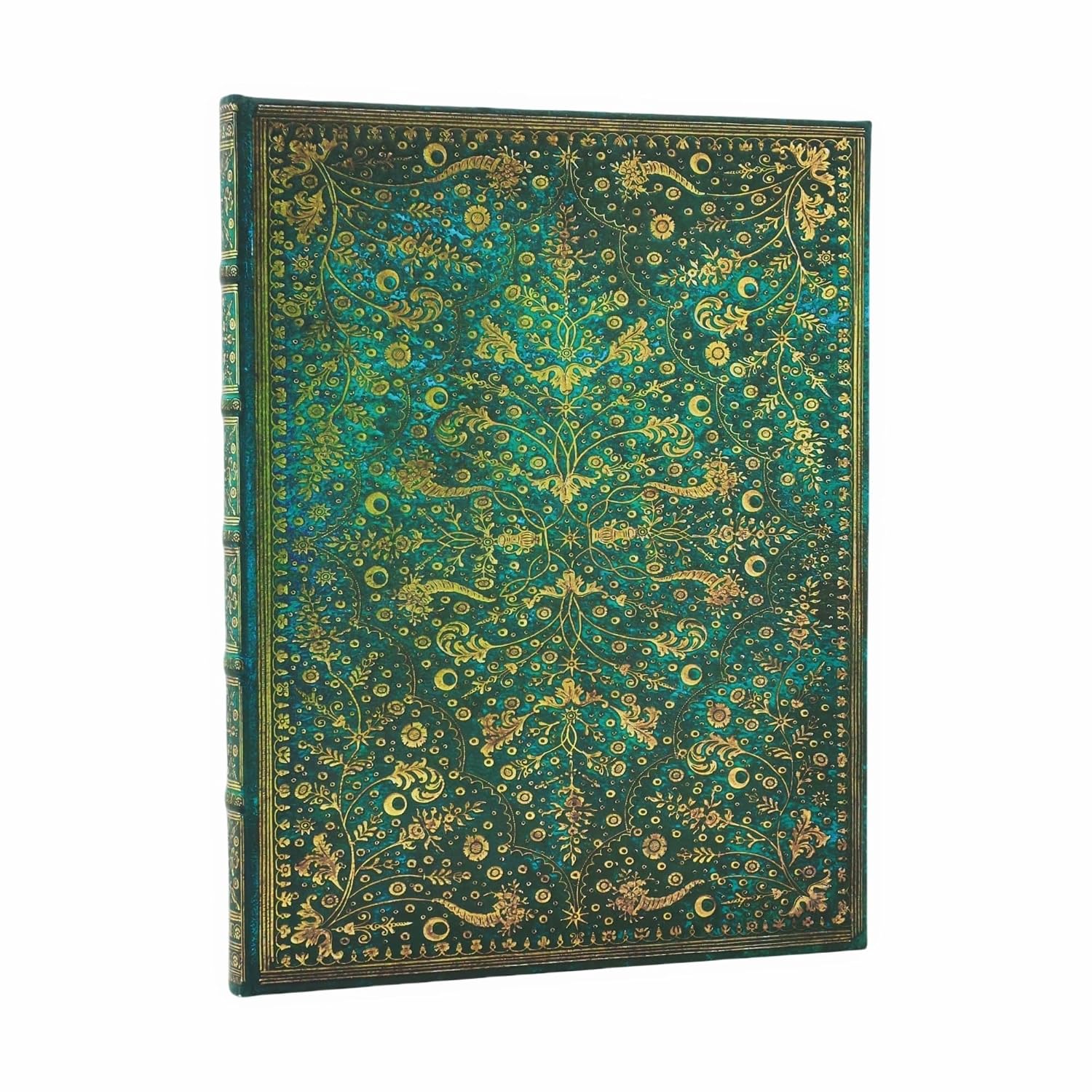ler totalmente Emerald Flower Ultra Unlined Hardcover Journal, 144pg, 120gsm, Marsh's Library by Paperblanks (Nature's Grace)