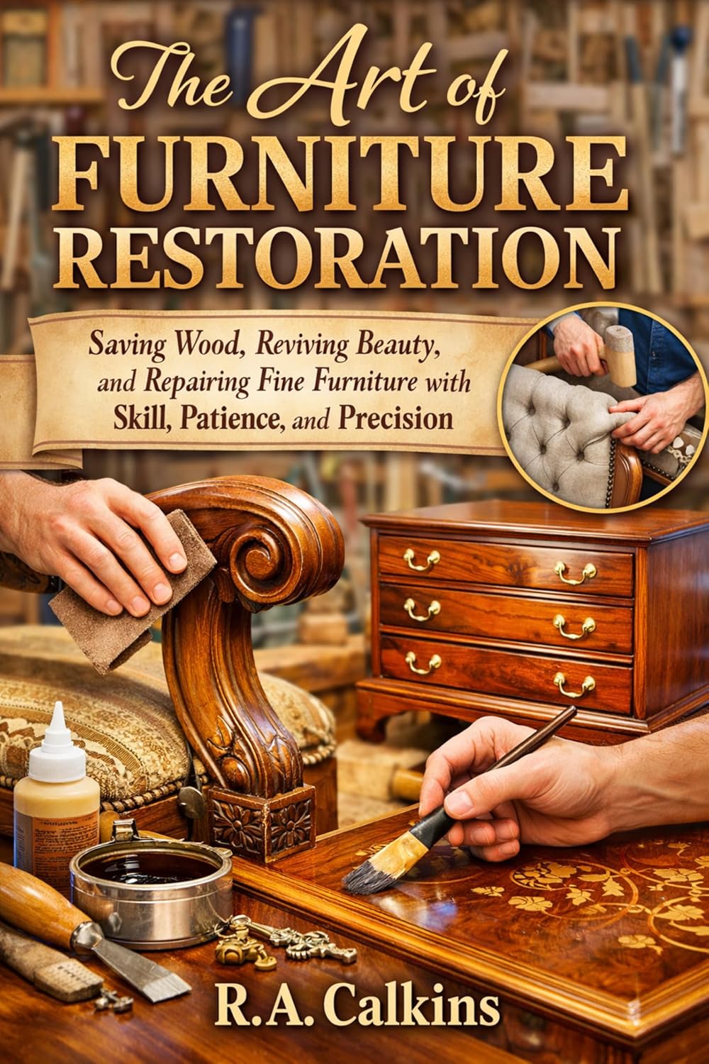 ler totalmente The Art of Furniture Restoration: Saving Wood, Reviving Beauty, and Repairing Fine Furniture with Skill, Patience, and Precision (English Edition)
