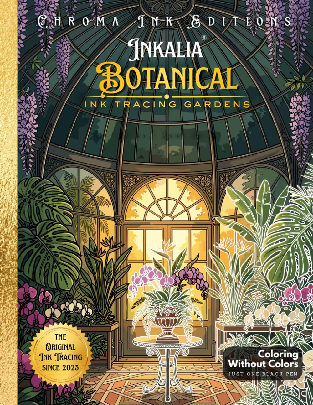 ler totalmente Inkalia Botanical Gardens: Cozy Cottage Coloring | Botanical Ink Tracing Coloring Book for Adults | Cottagecore: Ink Tracing for Stress Relief |... Edition (Inkalia Bold and Easy Ink Tracing)