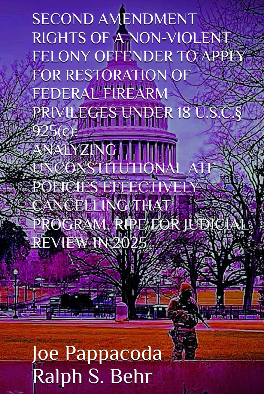 capítulo por capítulo baixar SECOND AMENDMENT RIGHTS OF A NON-VIOLENT FELONY OFFENDER TO APPLY FOR RESTORATION OF FEDERAL FIREARM PRIVILEGES UNDER 18 U.S.C.§ 925(c):: ANALYZING... PROGRAM, RIPE FOR JUDICIAL REVIEW IN 2025