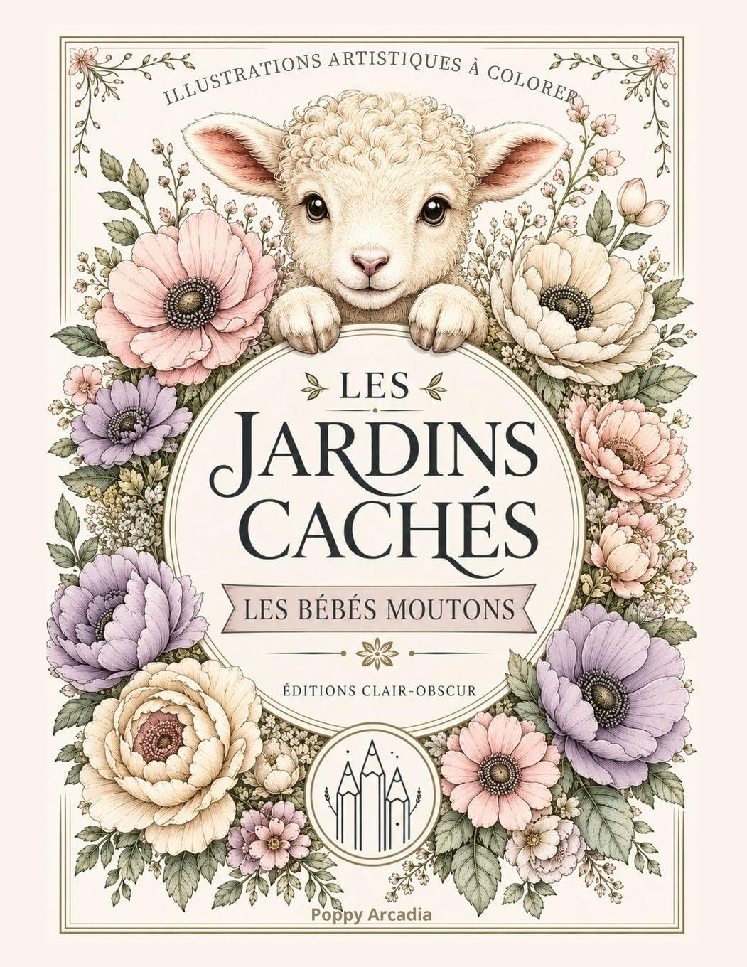 Les Jardins Cachés - Les Bébés Moutons: Illustrations artistiques à colorer: 3 baixar o livro de graça