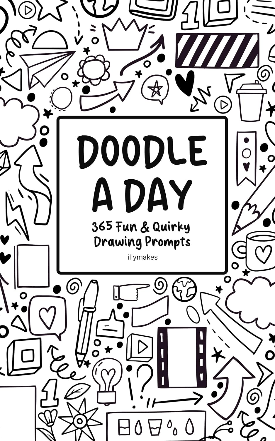 ler totalmente Doodle A Day: 365 Fun & Quirky Drawing Prompts (English Edition)