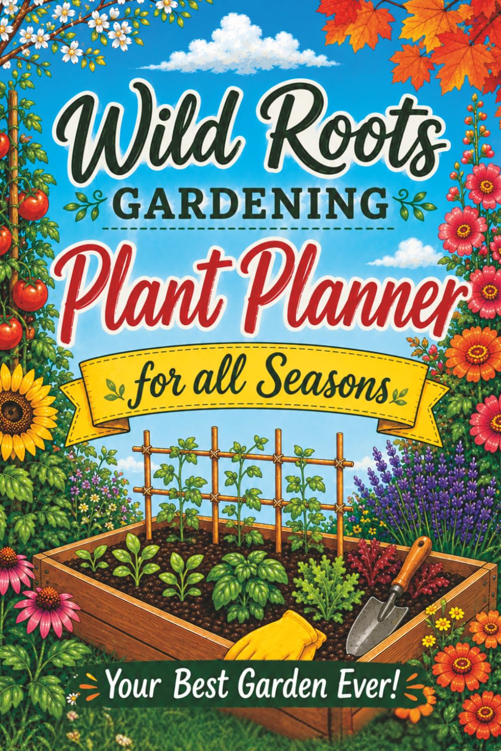 Wild Roots Gardening Plant Planner for All Seasons, Your Best Garden Ever!: Document Your Garden Layouts, Season Crop Lists, and Record Plant Information to learn from Your Garden Year After Year baixar o livro de graça