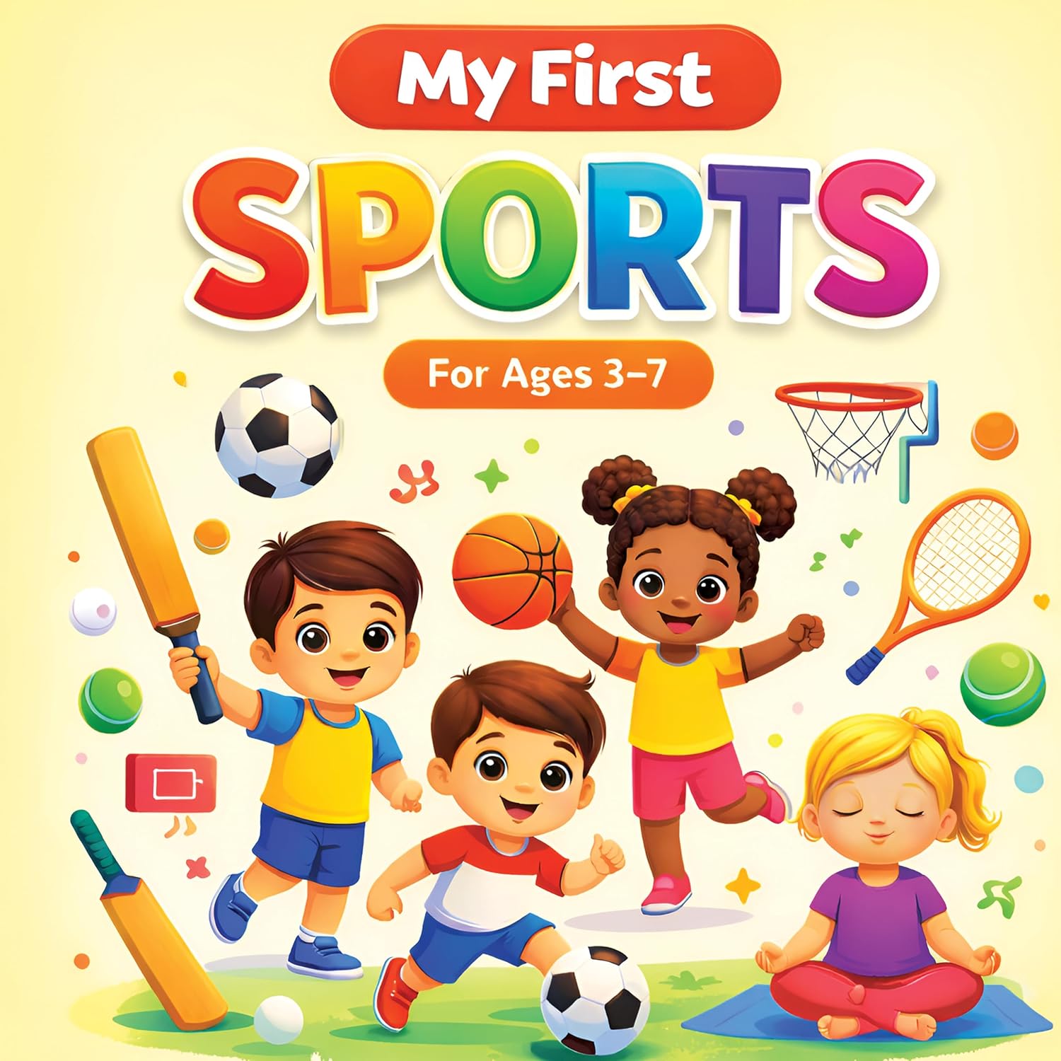 ler totalmente MY FIRST SPORTS: A Fun and Colorful Sports Book for Kids Learn Play and Stay Active Ages 3 to 7 (English Edition)
