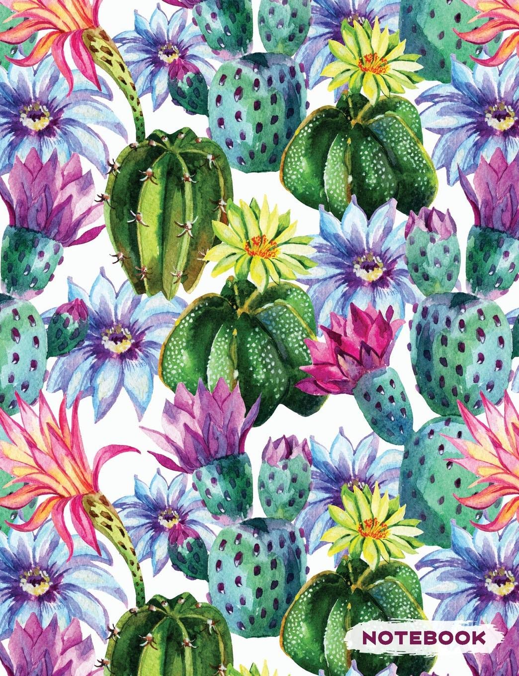 Notebook: Cactus Lined Journal, Composition Notebook, Ruled Lines baixar o livro de graça