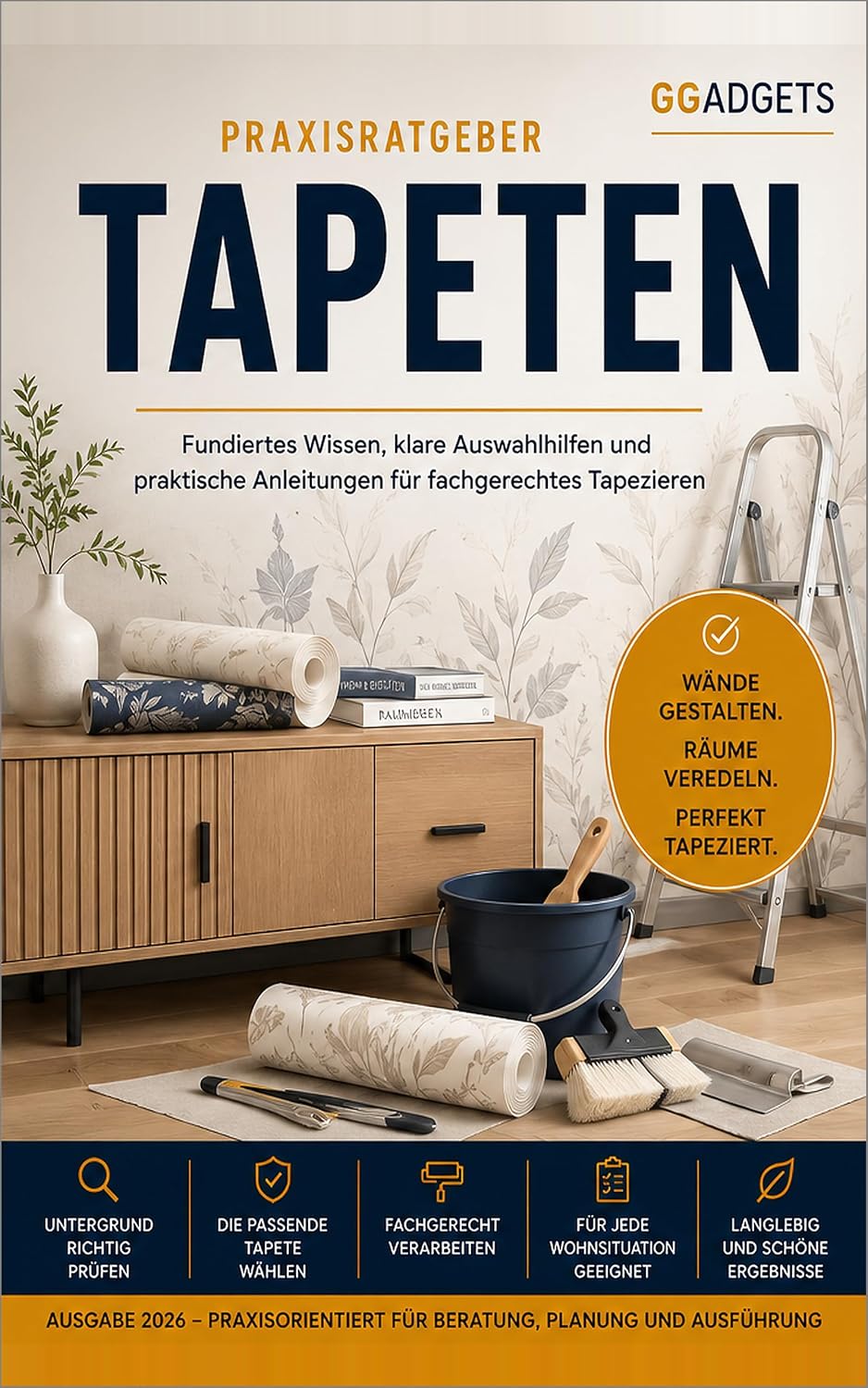 Praxisratgeber Tapeten: Fundiertes Wissen, klare Auswahlhilfen und praktische Anleitungen für fachgerechtes Tapezieren (German Edition) baixar livro de graça
