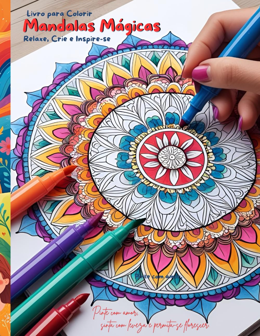 Livro de colorir Mandalas Mágicas: Relaxe, Crie e Inspire-se (Portuguese Edition) baixar o livro de graça