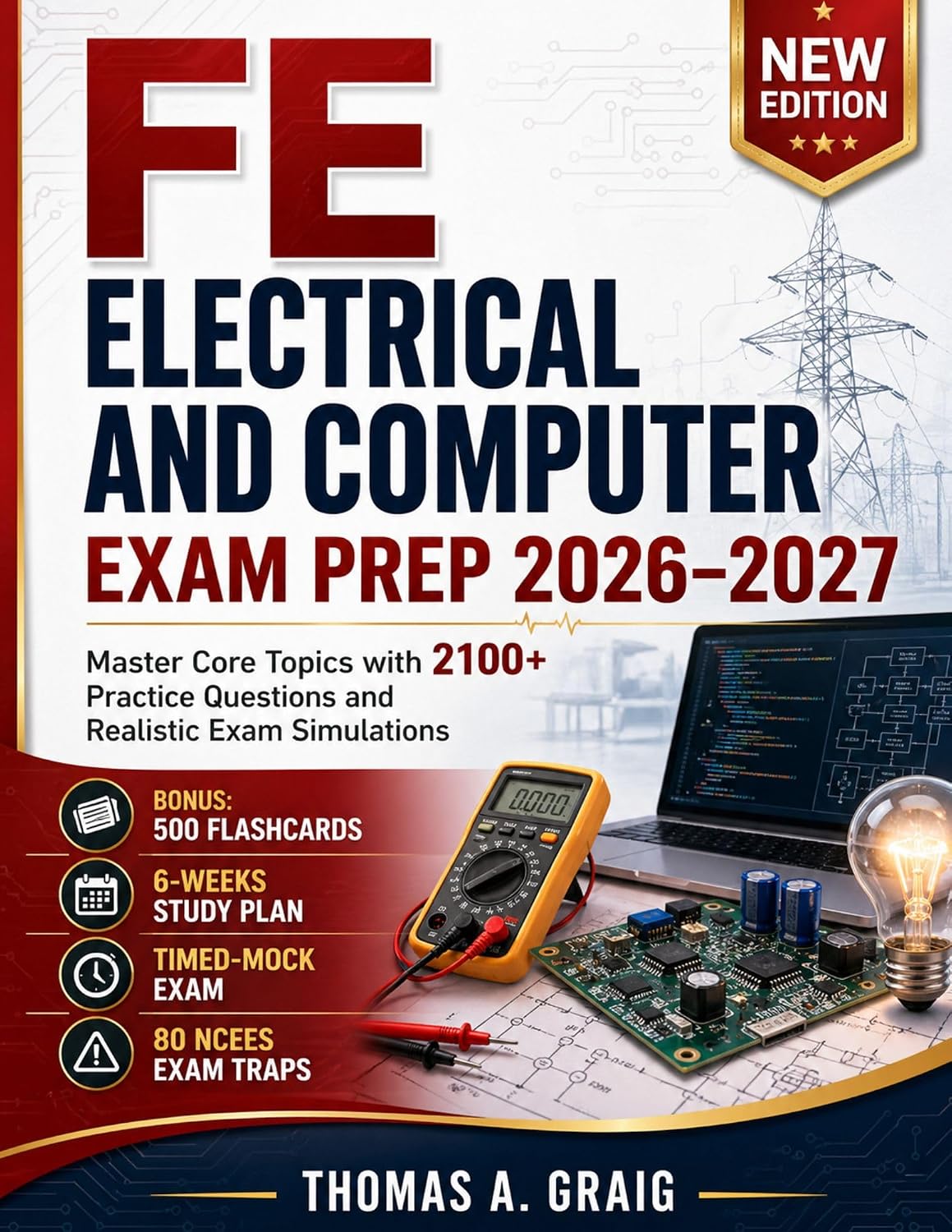 FE Electrical and Computer Exam Prep 2026–2027: Master Core Topics with 2100+ Practice Questions and Realistic Exam Simulations (English Edition) baixar o livro de graça