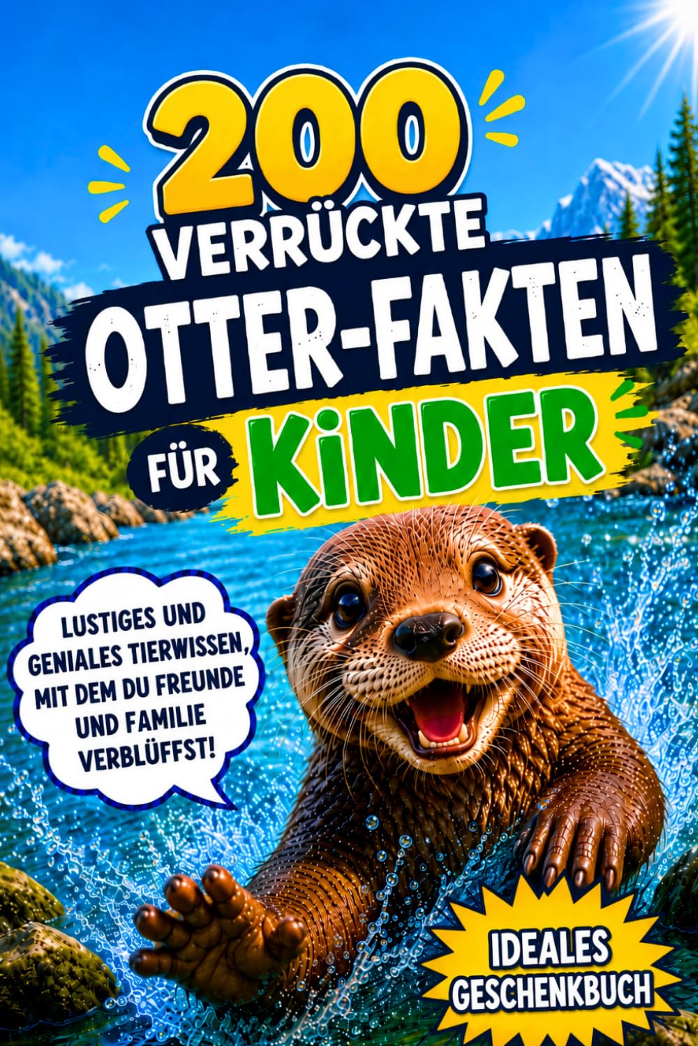 ler totalmente 200 verrückte Otter Fakten für Kinder - Lustiges & geniales Tierwissen, mit dem du Freunde & Familie verblüffst! (German Edition)