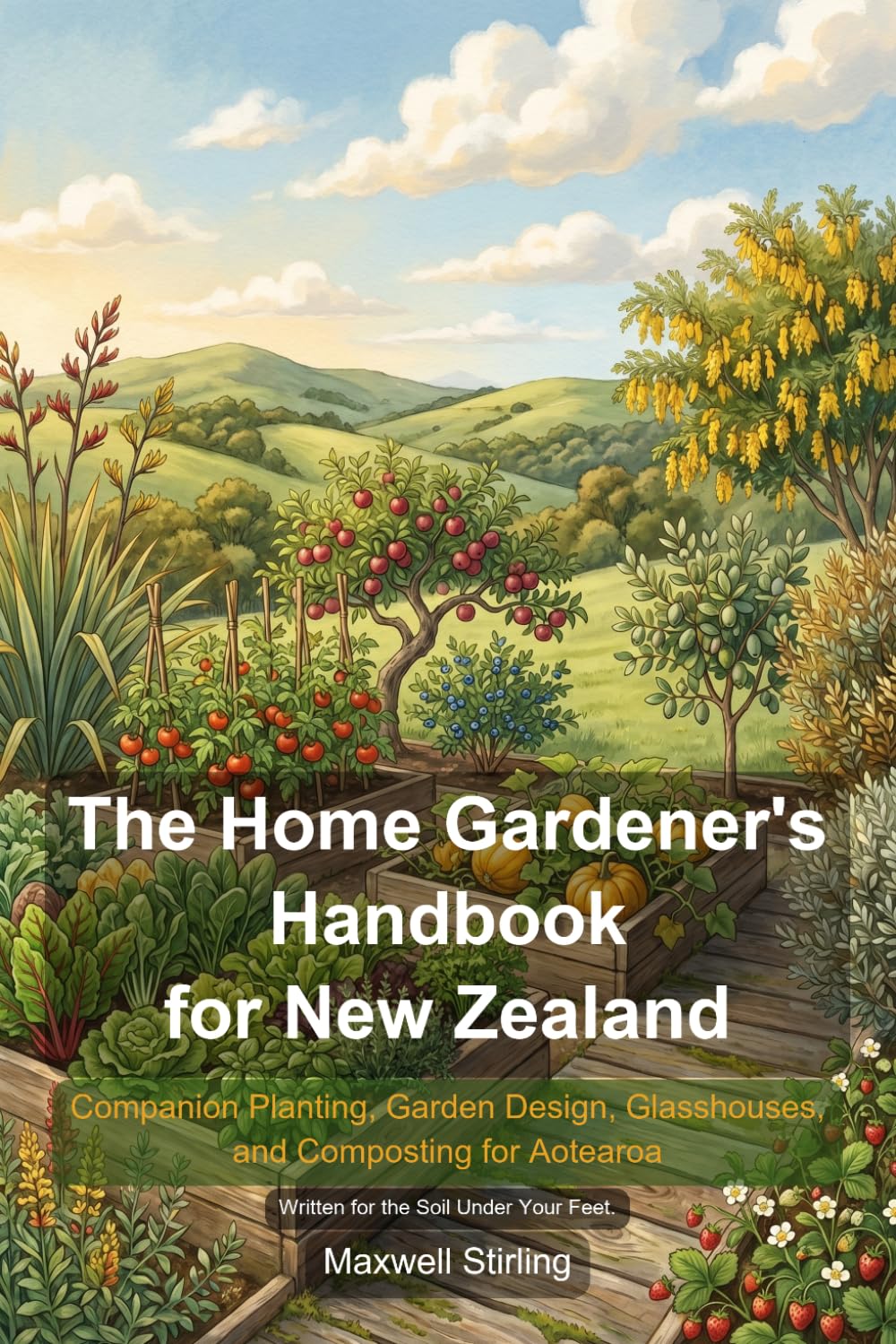 The Home Gardener's Handbook for New Zealand: Companion Planting, Garden Design, Glasshouses, and Composting for Aotearoa (Gardening) baixar o livro de graça