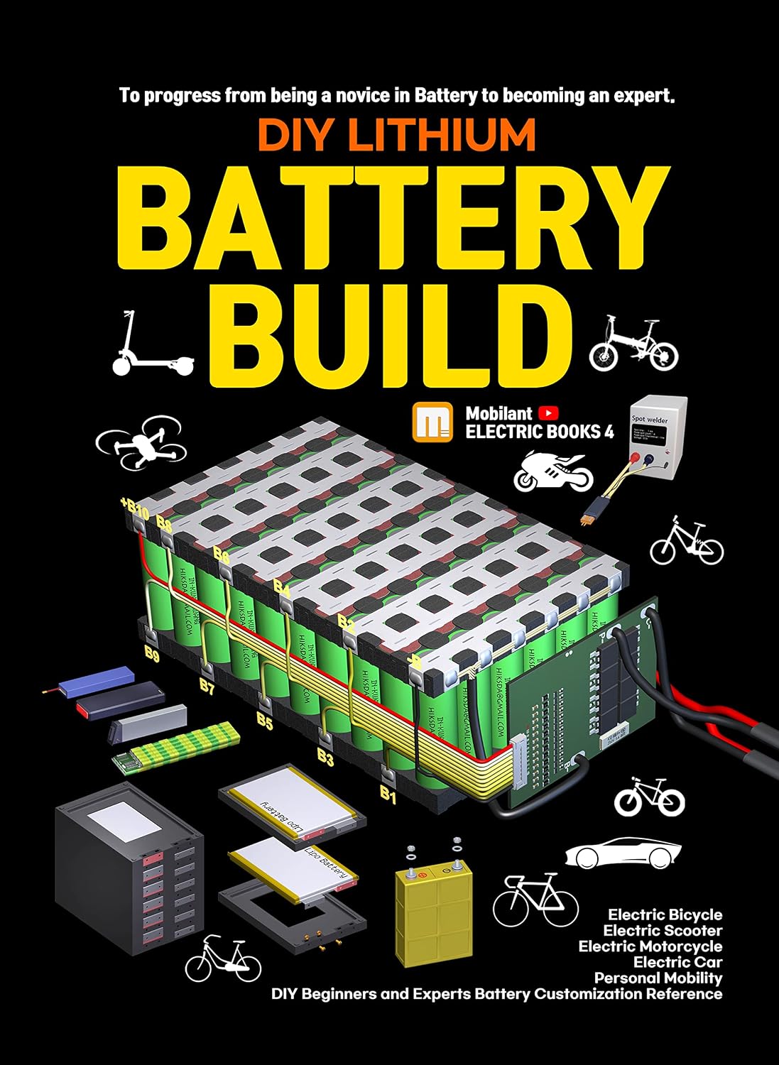 ler totalmente DIY Mobility Lithium Battery Building: ebike books (E-BIKE BOOKS) (English Edition)