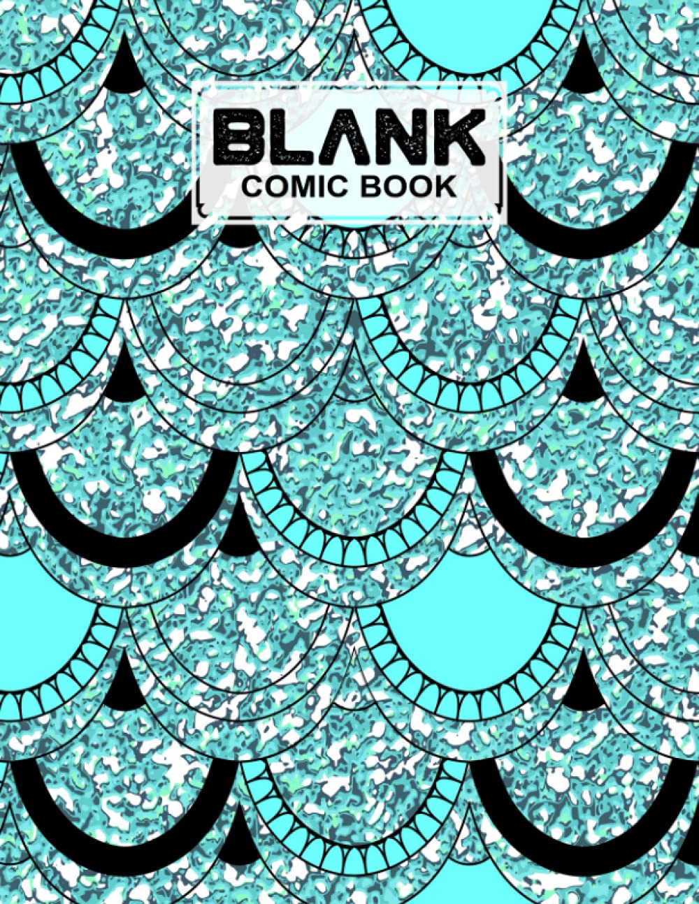 Blank Comic Book: Premium Mermaid Glitter Scales Cover Blank Comic Book, Create Your Own Story, Journal, Notebook, Sketchbook for Kids and Adults, 120... 8.5" x 11" Notebook by Friedhelm Schaller baixar livro de graça