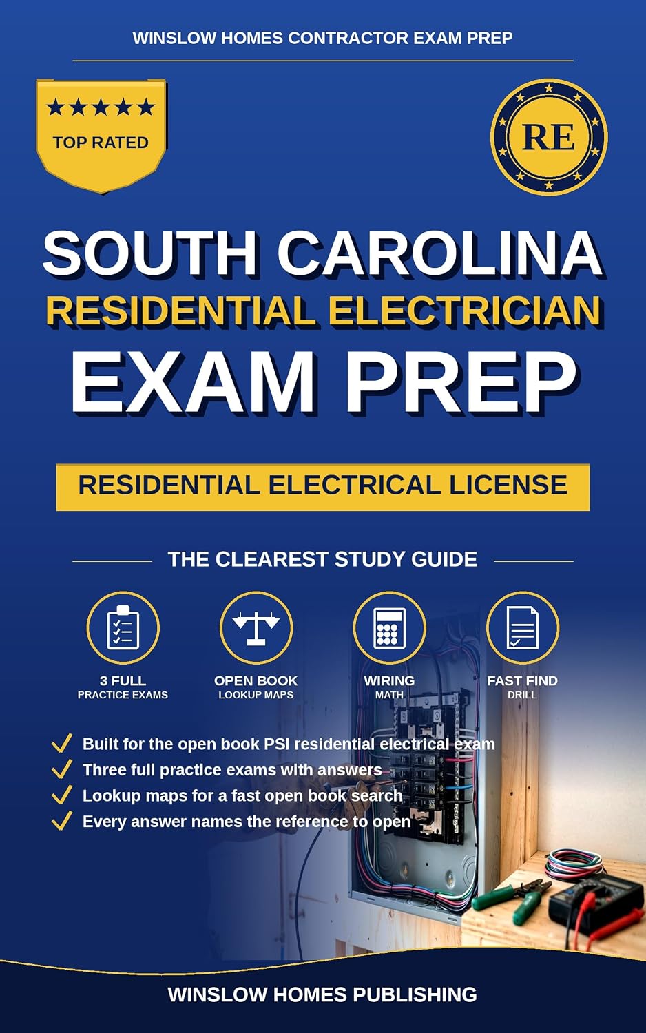 ler totalmente South Carolina Residential Electrician Exam Prep: The Open Book Study Guide to Pass Your Residential Electrician Exam, With 300+ Practice Questions, 3... Contractor Exam Prep) (English Edition)
