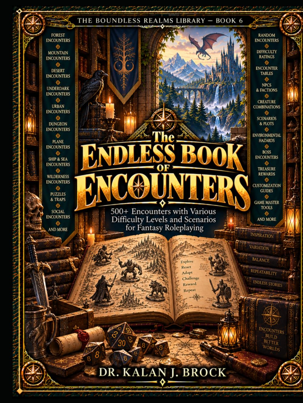 The Endless Book of Encounters: 500+ encounters with various difficulty levels and scenarios (The Boundless Realms Library) baixar livro de graça