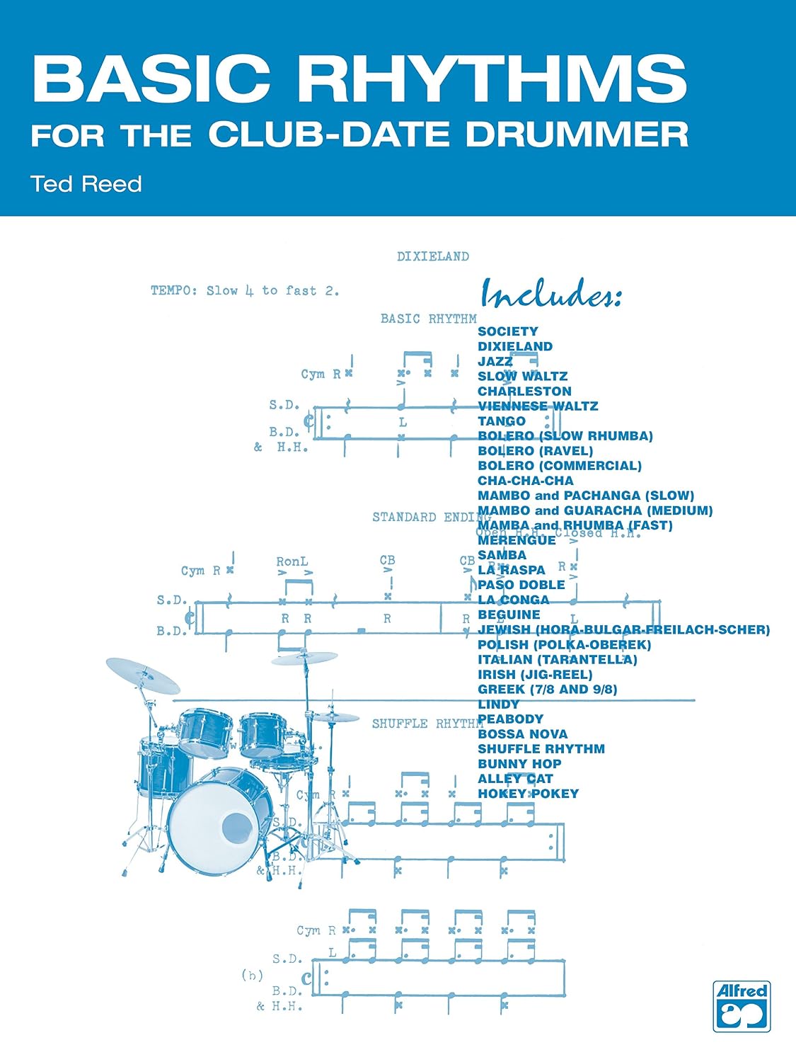 Basic Rhythms for the Club-Date Drummer: Drum Set Rhythms for a Variety of Danceable Music Styles (Ted Reed Publications) (English Edition) baixar o livro de graça