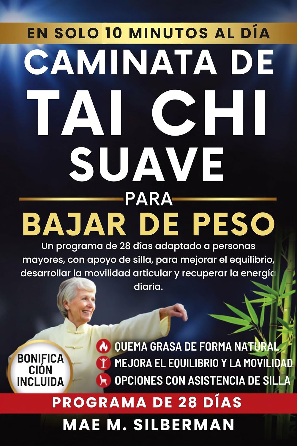 capítulo por capítulo baixar Caminata de Tai Chi suave para bajar de peso: Un programa de 28 días adaptado a personas mayores, con apoyo de silla, para mejorar el equilibrio, desarrollar... la energía diaria. (Spanish Edition)