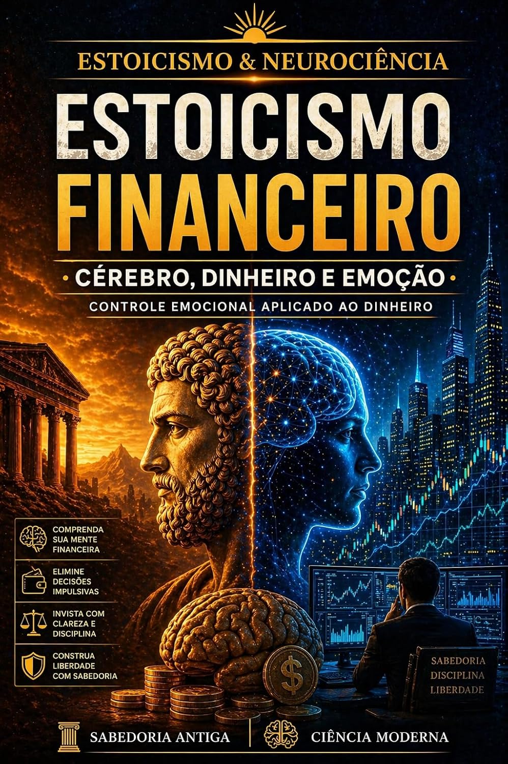 ler totalmente Estoicismo Financeiro: Cérebro, Dinheiro e Emoção: Controle emocional aplicado ao dinheiro (Estoicismo e Neurociência)