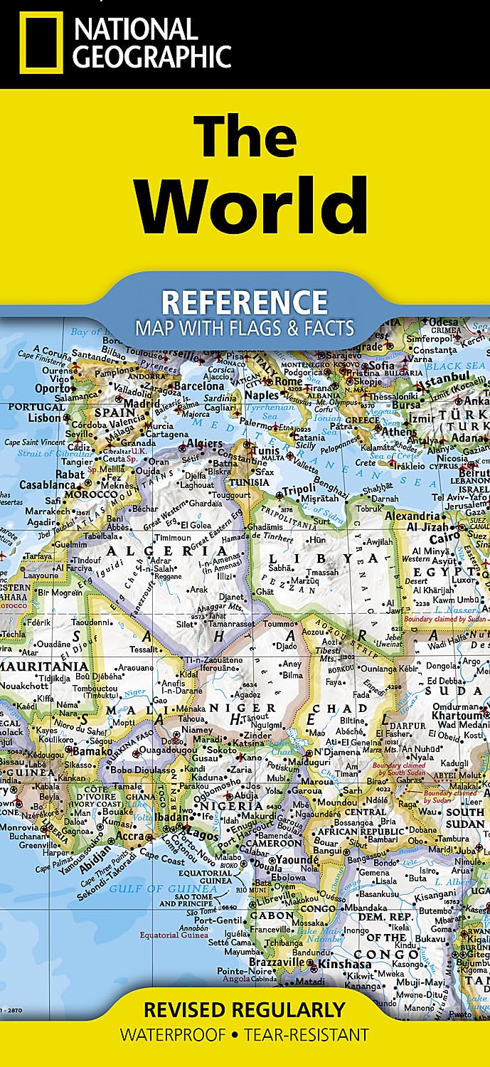 National Geographic World Map (Folded with Flags and Facts) baixar o livro de graça