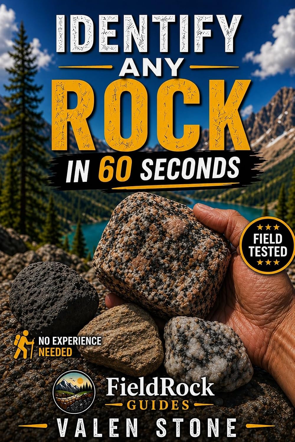 ler totalmente Identify any rock in seconds: A Practical Field Guide for Beginners — Fast & Easy Rock Identification Without Tools (Rock Identification Field Guide Series Book 1) (English Edition)