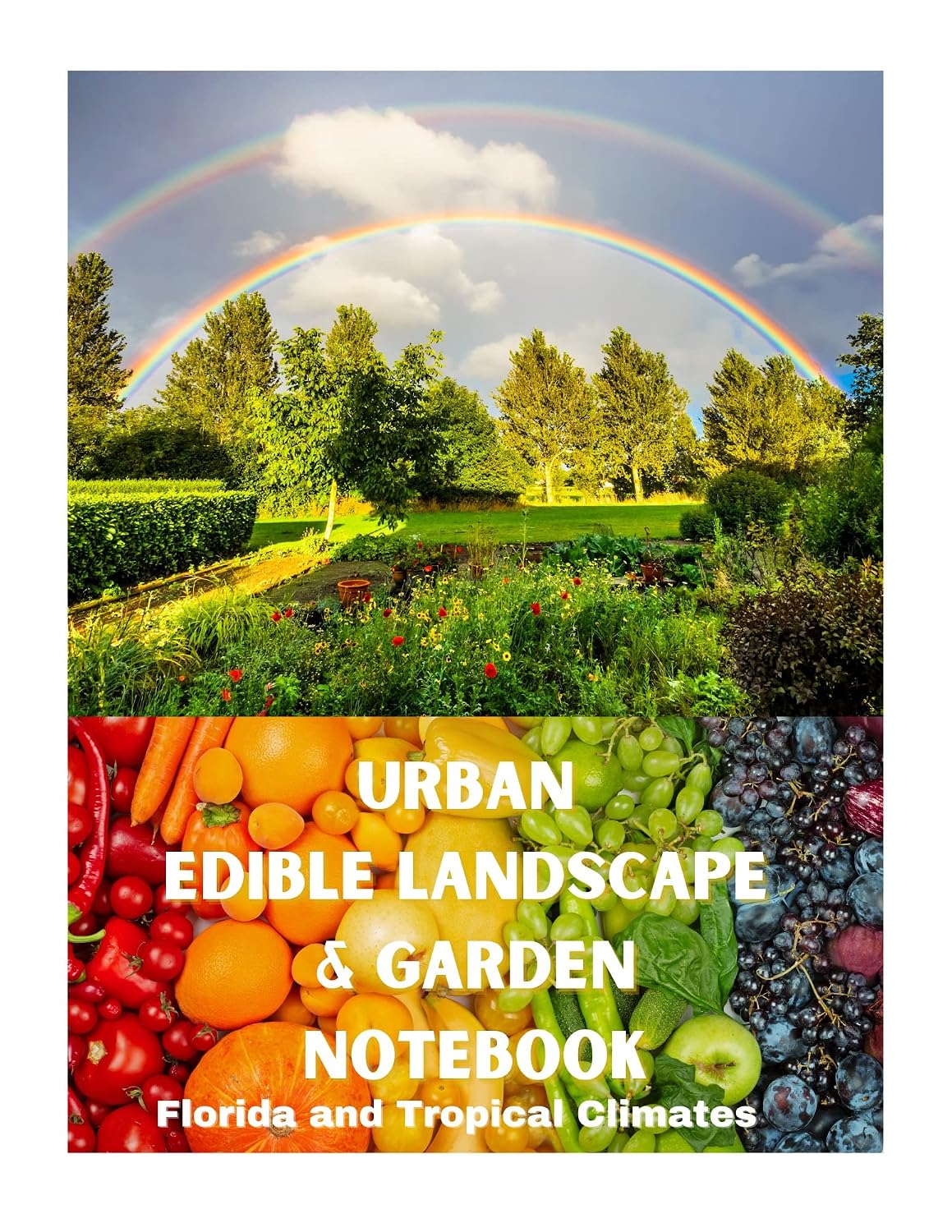 ler totalmente Urban Edible Landscape & Garden Notebook: Florida and Topical Climates: 93 page 8.5x11 color vegetable, fruit tree, and garden planning guide for home... graph paper and list pages (English Edition)