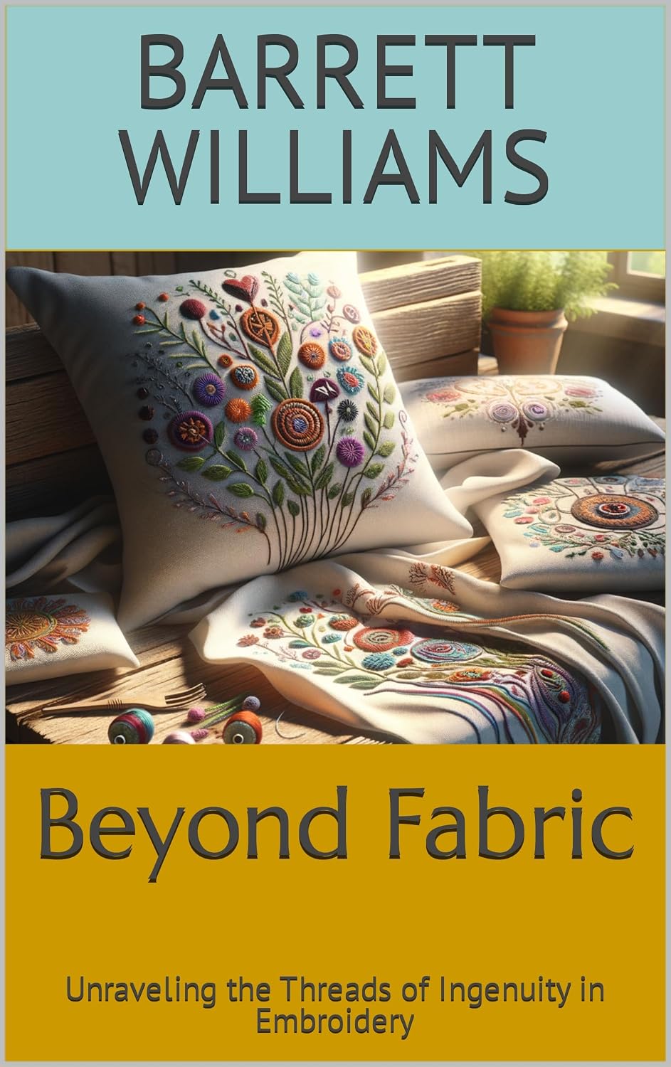 ler totalmente Beyond Fabric: Unraveling the Threads of Ingenuity in Embroidery (Threaded Whispers: A Journey in Embroidery Mastery Book 8) (English Edition)