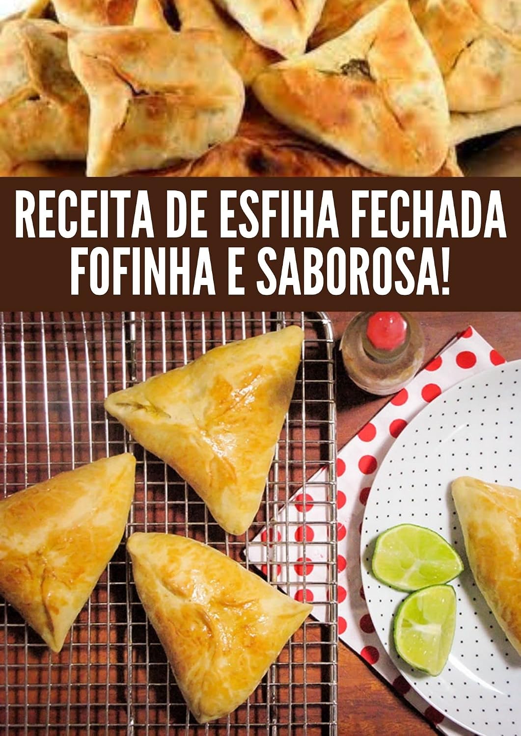 Receita de esfiha fechada fofinha e saborosa!: Como fazer massa de esfiha fechada profissional com esse passo a passo... baixar livro de graça