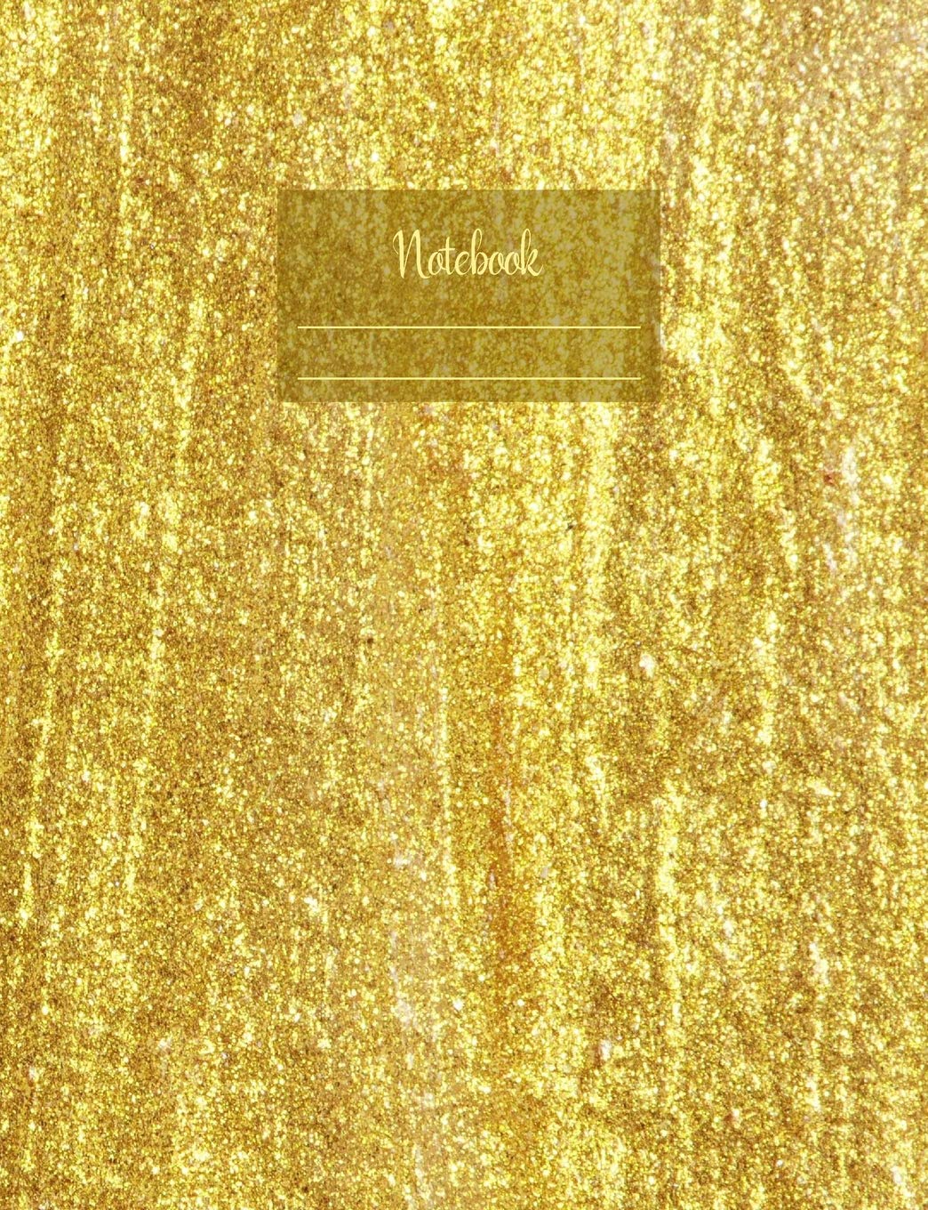 Notebook: Composition Notebook. College Ruled with Soft Matte Cover. 120 Pages. Perfect for School Notes, Ideal as a Journal or a Diary. 9.69" X 7.44." Great Gift Idea. (Thick Paint Golden Cover). baixar o livro de graça