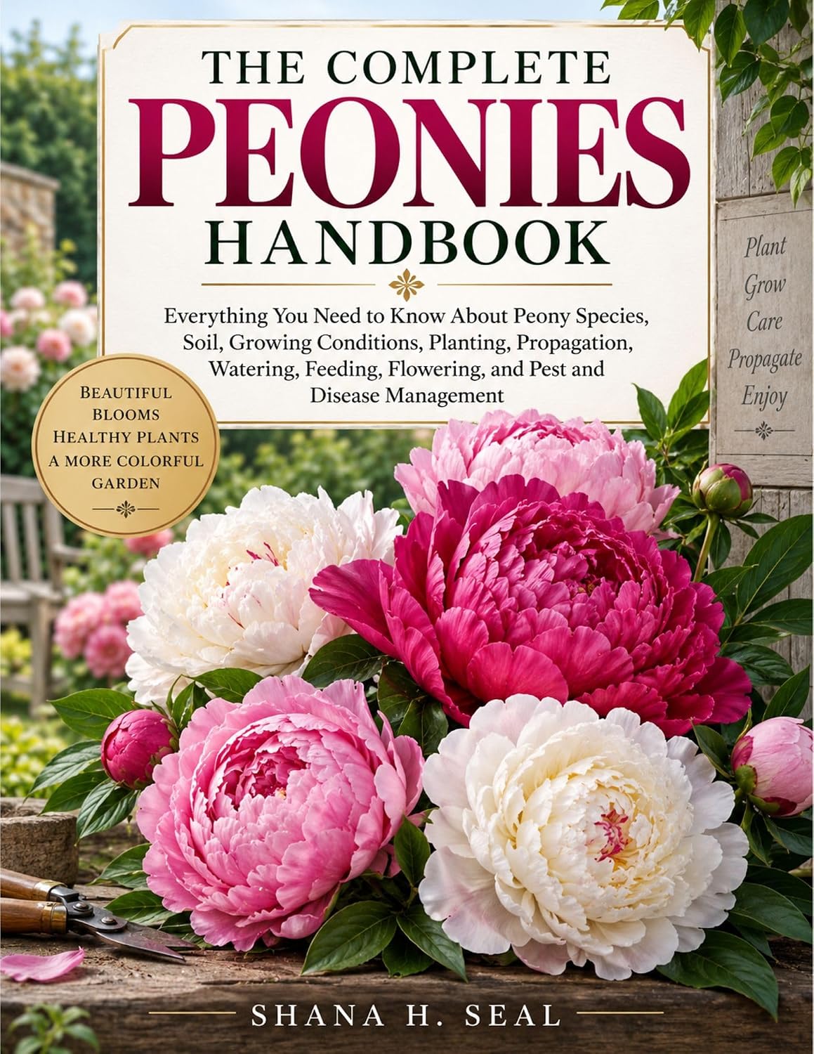 ler totalmente The Complete Peonies Handbook: Everything You Need to Know About Peony Species, Soil, Growing Conditions, Planting, Propagation, Watering, Feeding, Flowering,... and Disease Management (English Edition)