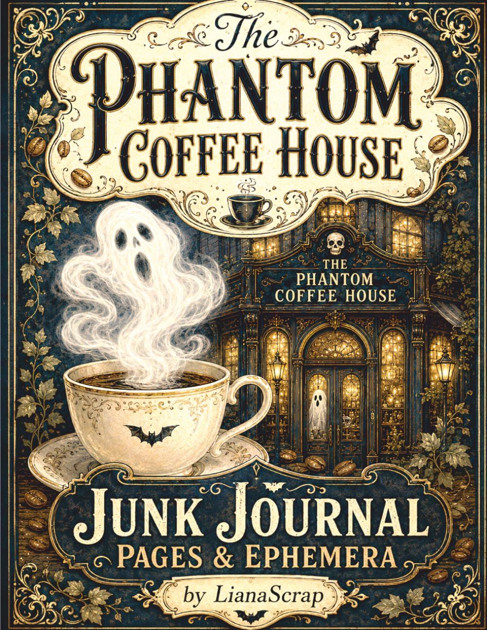 ler totalmente The Phantom Coffee House: Junk Journal Pages & Ephemera