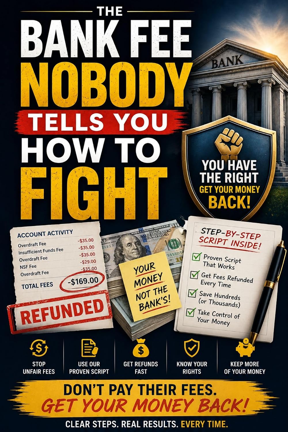 capítulo por capítulo baixar The Bank Fee Nobody Tells You How to Fight: A Step-by-Step Script to Get Overdraft and Hidden Bank Fees Refunded — Every Time (English Edition)