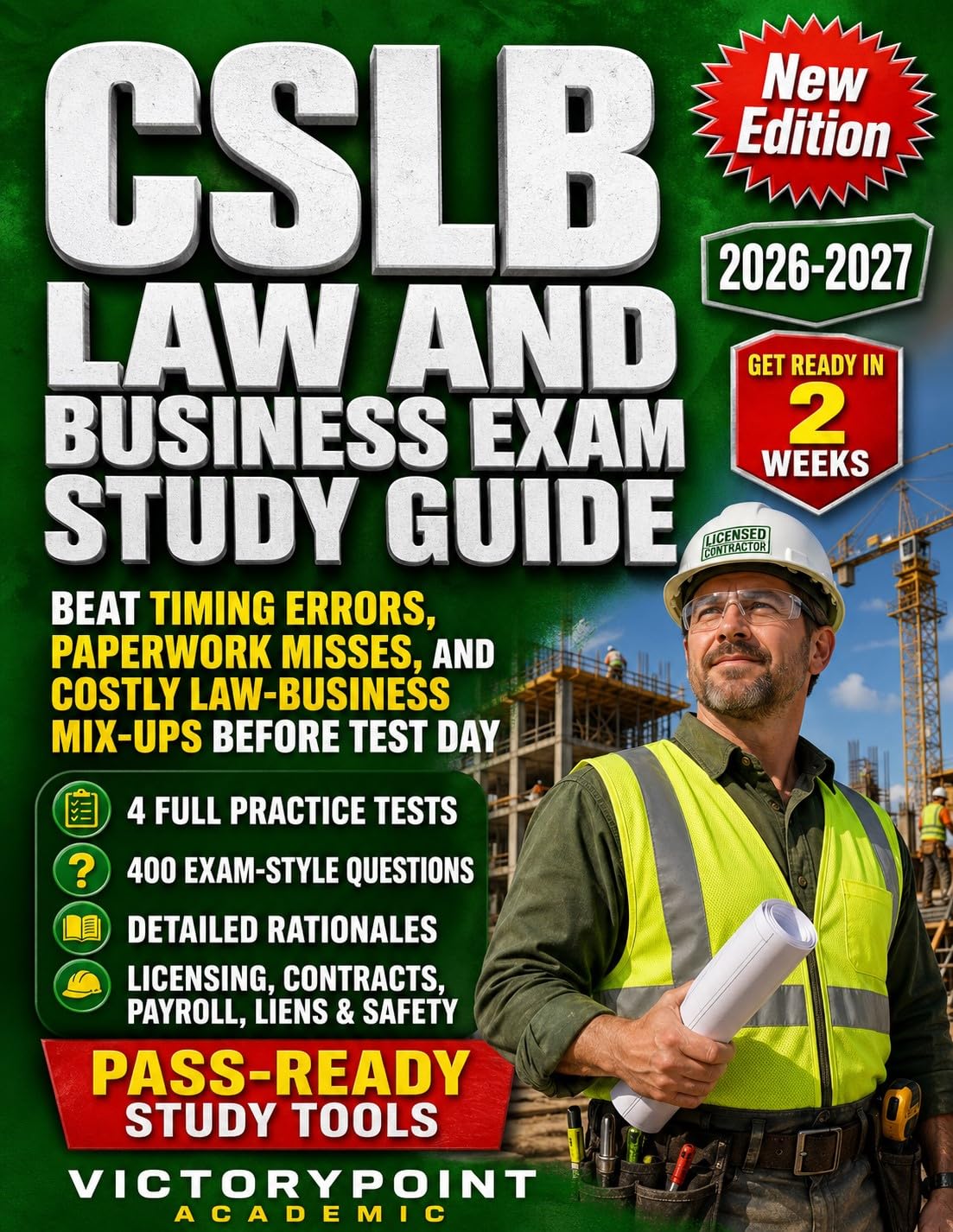 capítulo por capítulo baixar CSLB LAW AND BUSINESS EXAM STUDY GUIDE: BEAT TIMING ERRORS, PAPERWORK MISSES, AND COSTLY LAW-BUSINESS MIX-UPS BEFORE TEST DAY (English Edition)