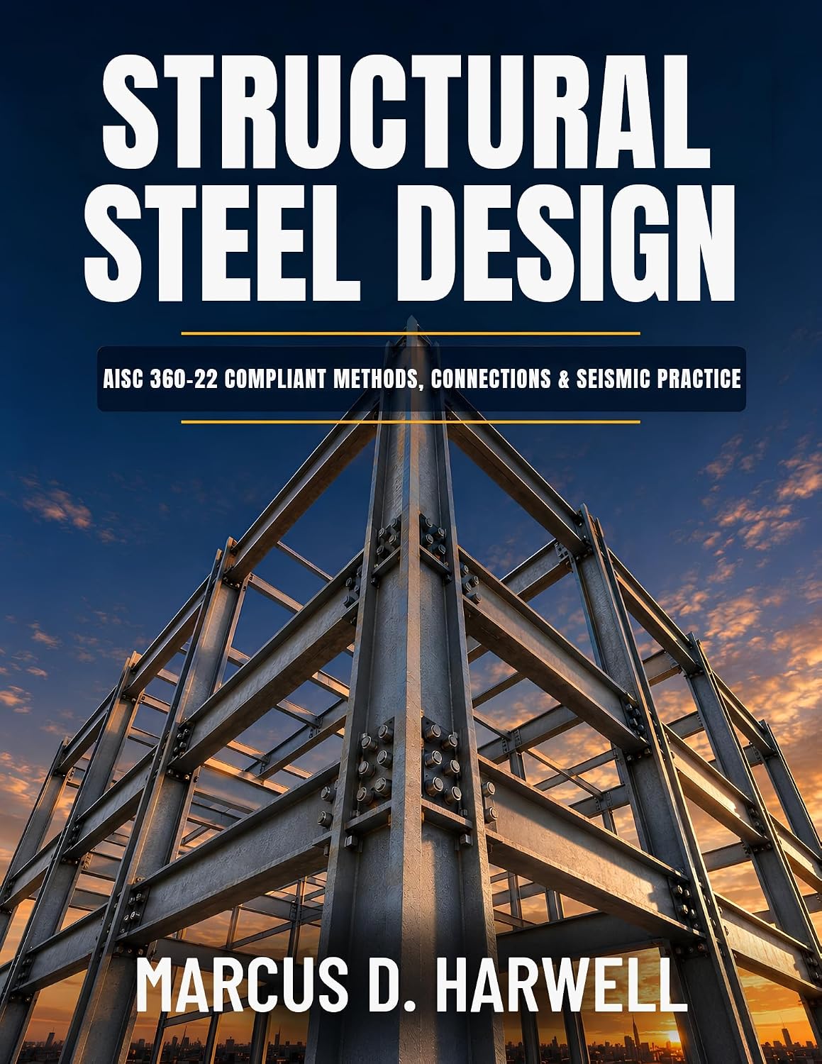 ler totalmente Structural Steel Design: AISC 360-22 Compliant Methods, Connections & Seismic Practice (English Edition)