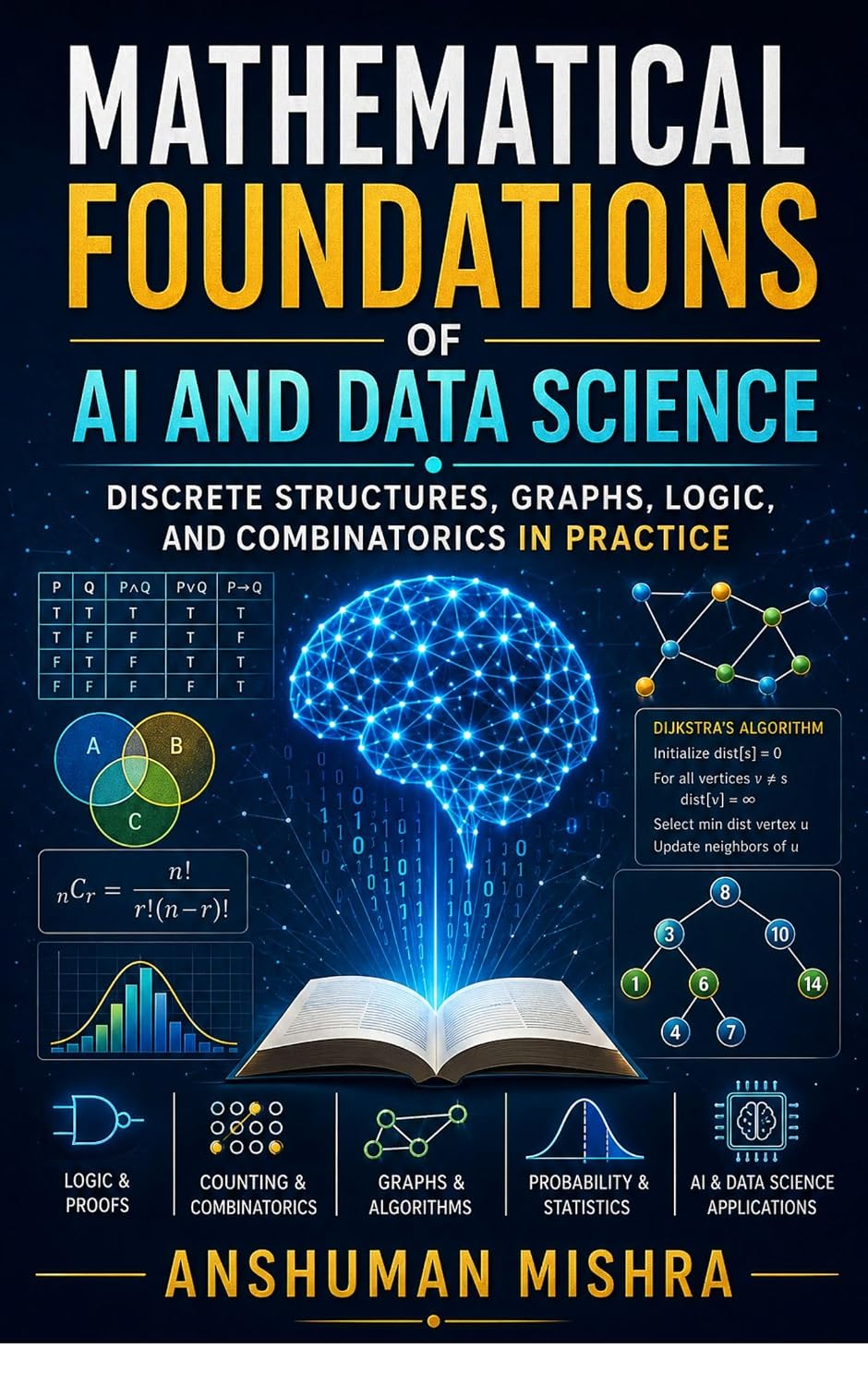 ler totalmente Mathematical Foundations of AI and Data Science: Discrete Structures, Graphs, Logic, and Combinatorics in Practice (AI Concepts using mathematics) (English Edition)