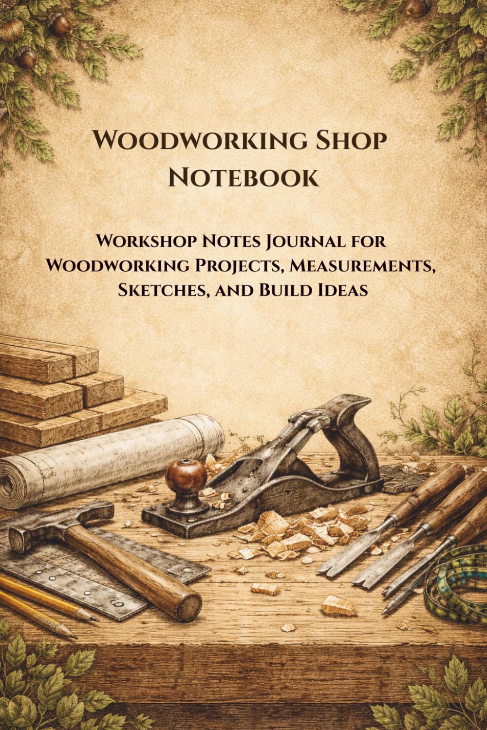 ler totalmente Woodworking Shop Notebook: Workshop Notes Journal for Woodworking Projects, Measurements, Sketches, and Build Ideas