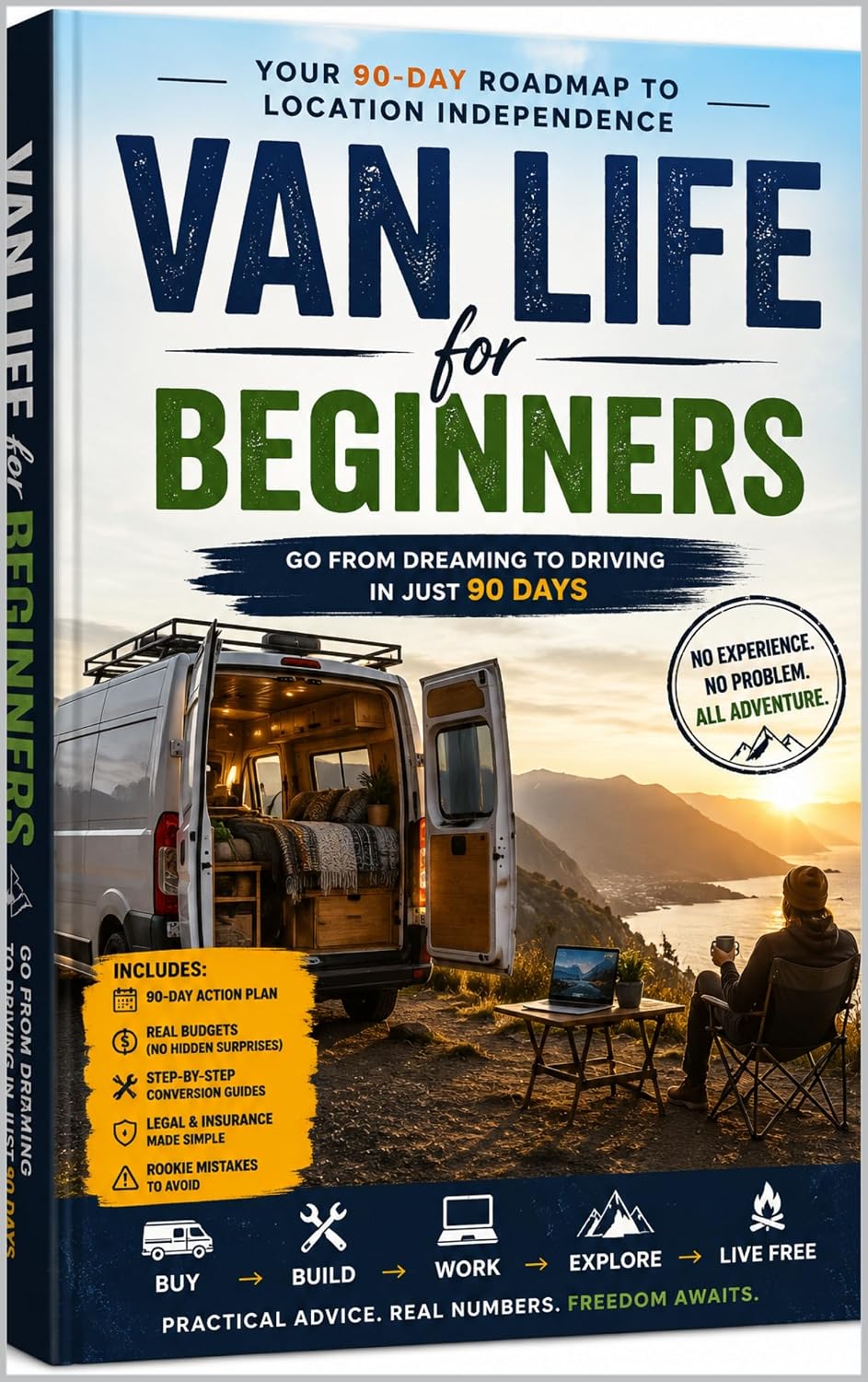 ler totalmente Van Life for Beginners: The Beginner's Guide to Van Conversion, Budget Planning & Life on the Road — From Dream to Driving in 90 Days (English Edition)