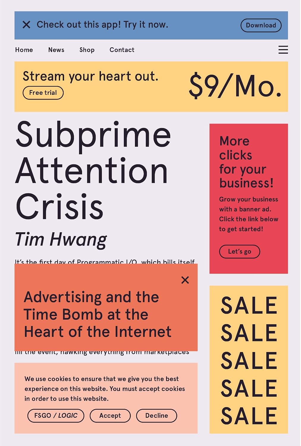 Subprime Attention Crisis: Advertising and the Time Bomb at the Heart of the Internet baixar livro de graça