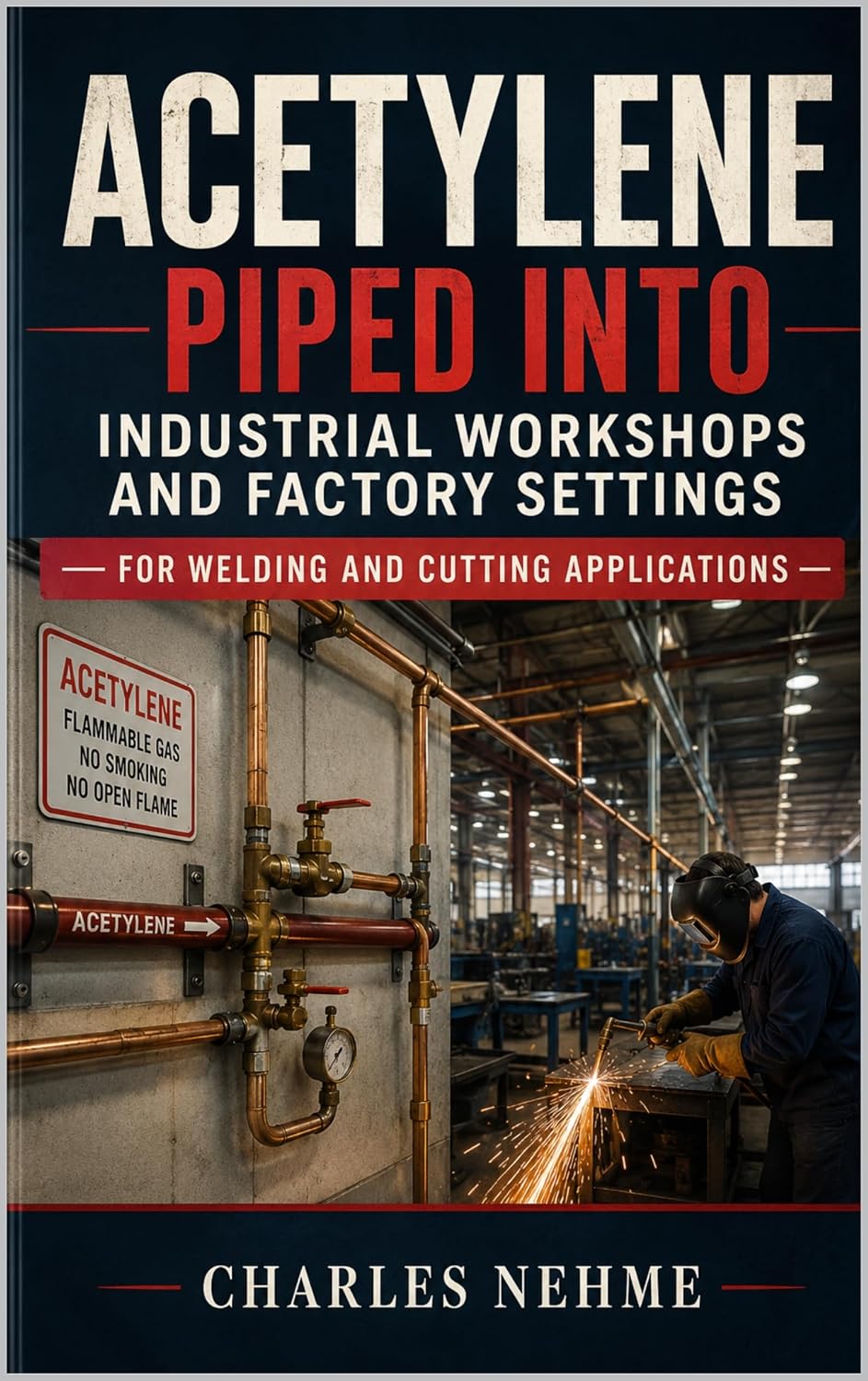 Acetylene Piped into Industrial Workshops and Factory Settings for Welding and Cutting Applications (English Edition)