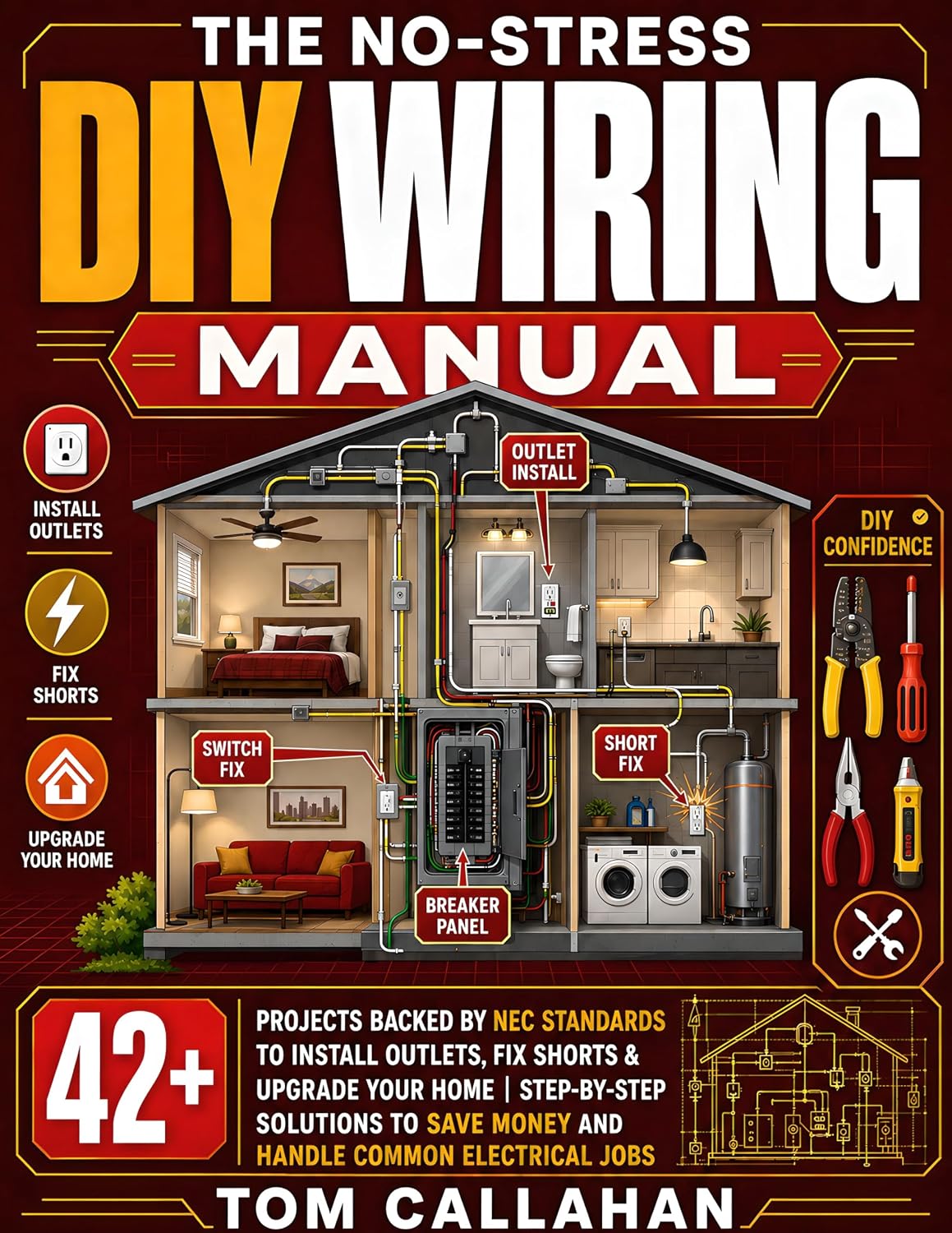 ler totalmente The No-Stress DIY Wiring Manual: 42+ Projects Backed by NEC Standards to Install Outlets, Fix Shorts & Upgrade Your Home | Step-by-Step Solutions to Save... Common Electrical Jobs (English Edition)