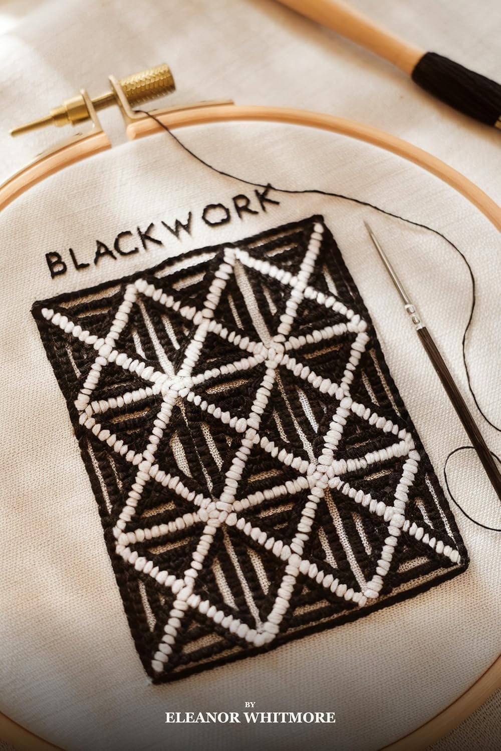 capítulo por capítulo baixar Blackwork Embroidery for Beginners: Holbein Stitch, Fill Patterns, and Shading Techniques with Stitch-Path Diagrams (English Edition)
