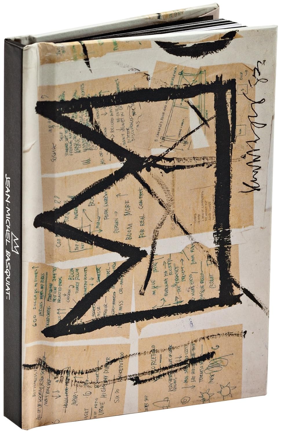 Teneues - Mini Notebook: Jean-Michel Basquiat Crown (Untitled), Hardcover, 120 Dot-Grid Pages with Lay Flat Binding: Pocket Size Mini Hardcover Notebook with Painted Edge Paper