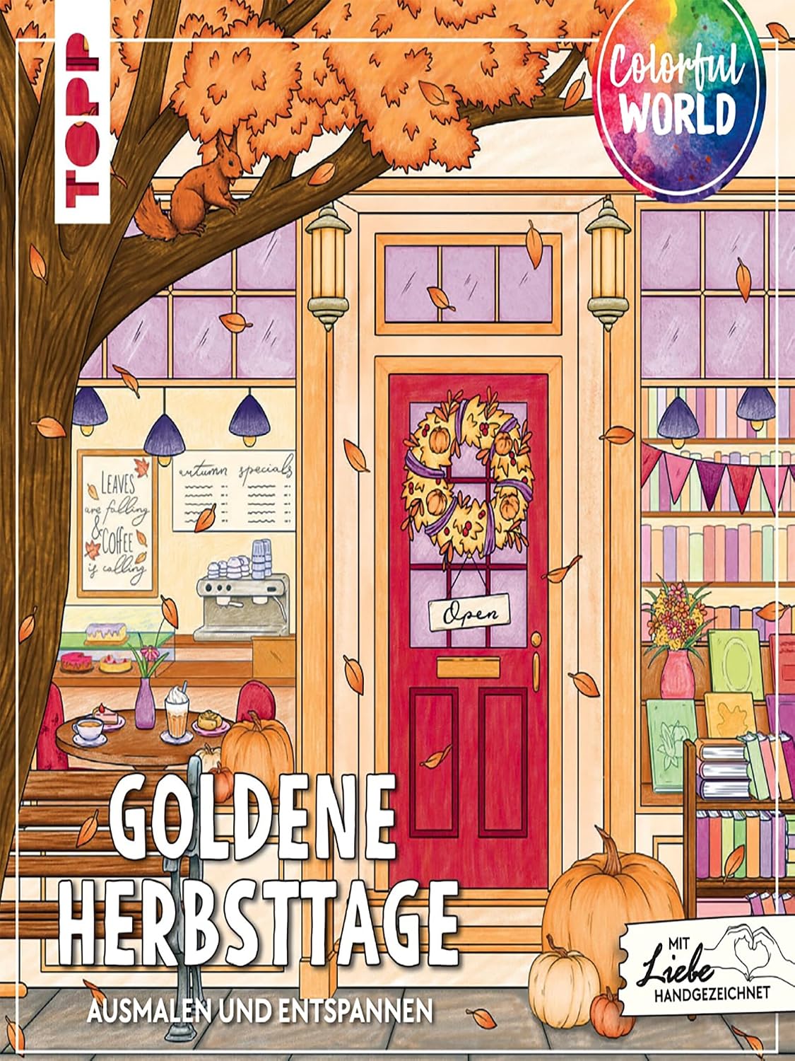 Colorful World - Goldene Herbsttage: Ausmalen & entspannen (German Edition) baixar livro de graça