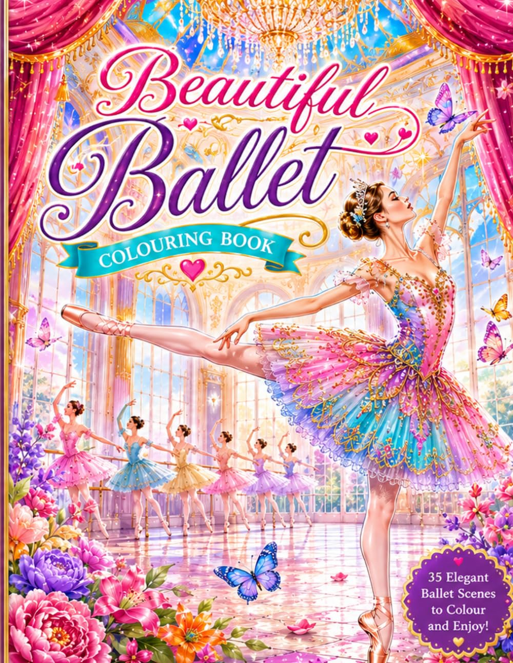 capítulo por capítulo baixar Beautiful Ballerinas Colouring Book: 35 lovely ballet scenes for you to colour.