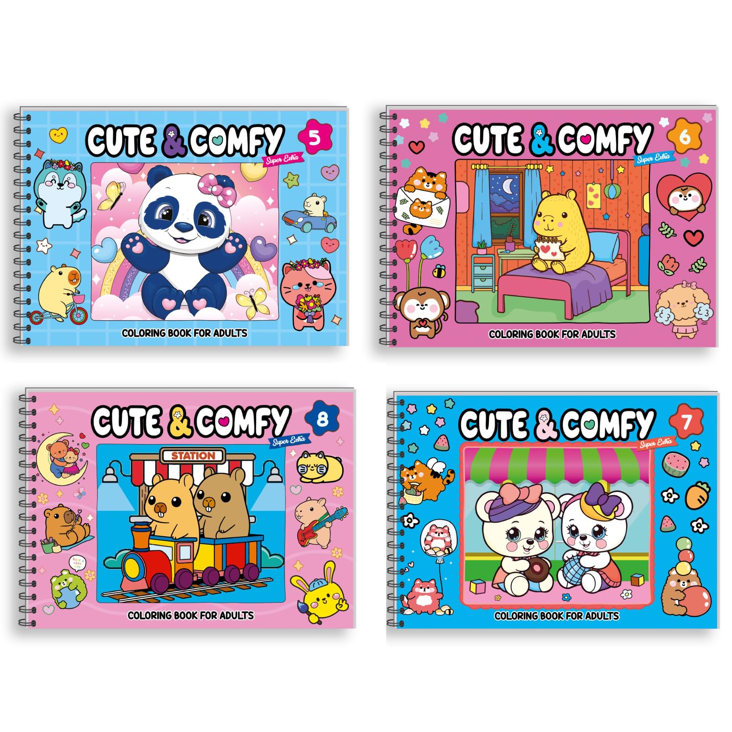 Combo Cute & Comfy Super Extra Completo - Kit com 4 Livros - Capa Dura Holográfica baixar o livro de graça
