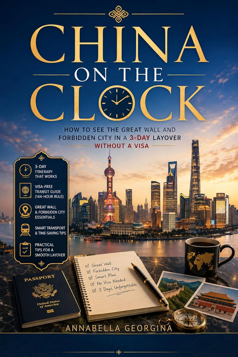 China on the Clock: How to See the Great Wall and Forbidden City in a 3-Day Layover without a Visa (English Edition) baixar o livro de graça