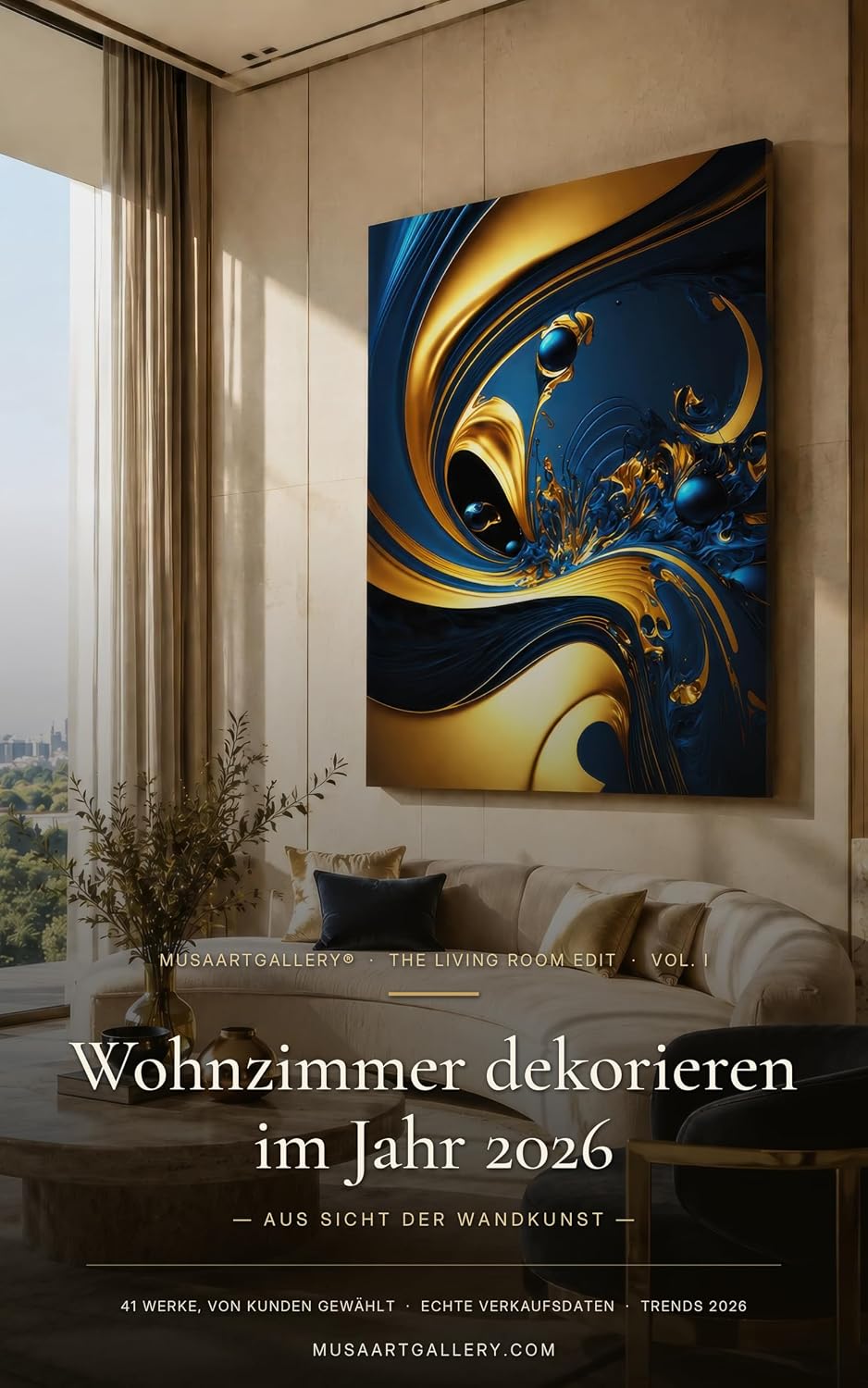 Wohnzimmer dekorieren im Jahr 2026: Aus Sicht der Wandkunst (German Edition) baixar o livro de graça