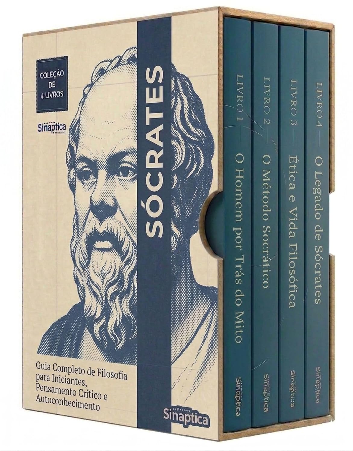 ler totalmente Sócrates Descomplicado - 4 Livros - Filosofia Aplicada ao Cotidiano, Autoconhecimento Profundo e Reflexão Inteligente: Caminho Completo para Pensar Melhor,... Pensadores Descomplicados - Sináptica)