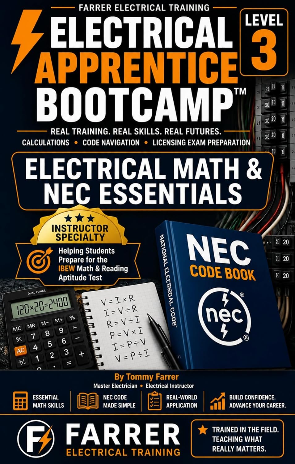 ler totalmente Electrical Apprentice Bootcamp™ Level 3 – Electrical Math & NEC Essentials: Master Electrical Calculations, Code Navigation, and Licensing Exam Preparation (English Edition)