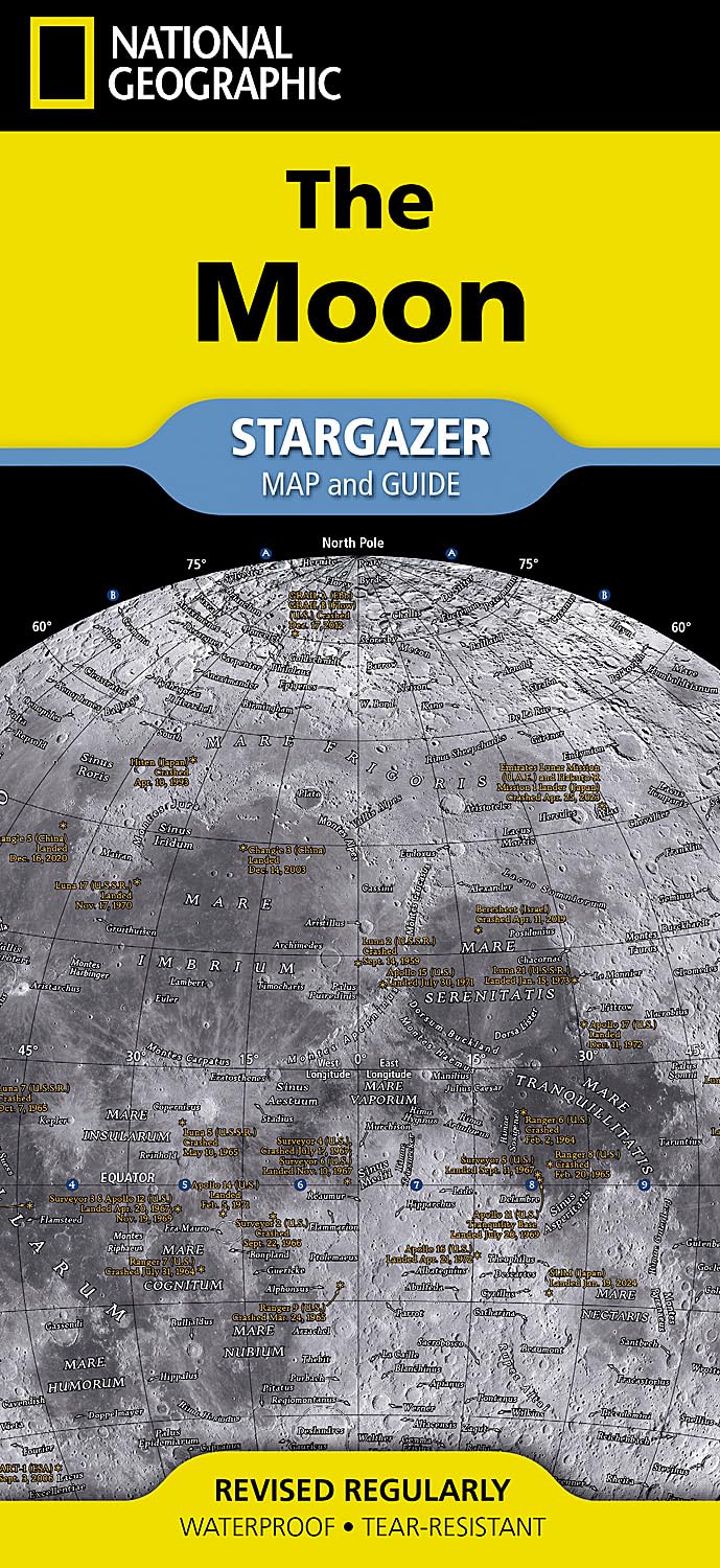 capítulo por capítulo baixar National Geographic Moon Map (Stargazer Folded)