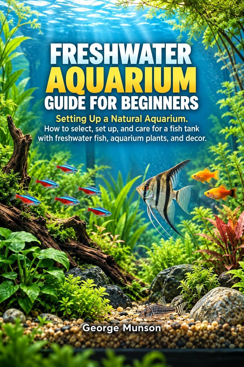 ler totalmente Freshwater Aquarium Guide for Beginners: Setting Up a Natural Aquarium. How to select, set up, and care for fish tank with freshwater fish, aquarium plants, and decor. (English Edition)